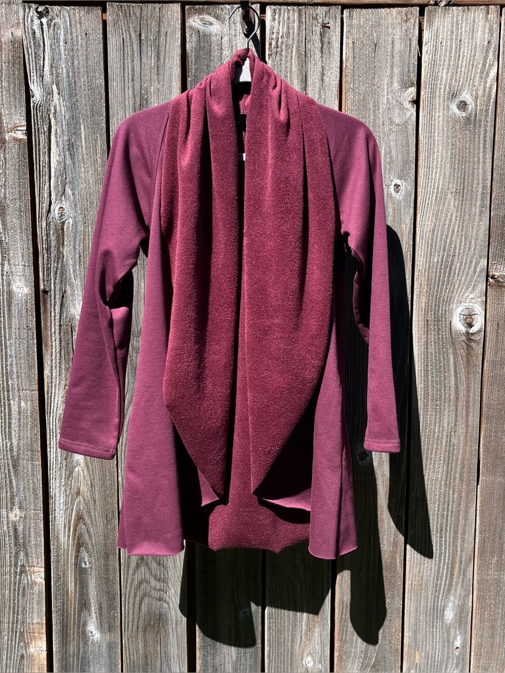Anthropologie Drew Open Front Fleece Lined Cozycorp Cardigan Duster size XS